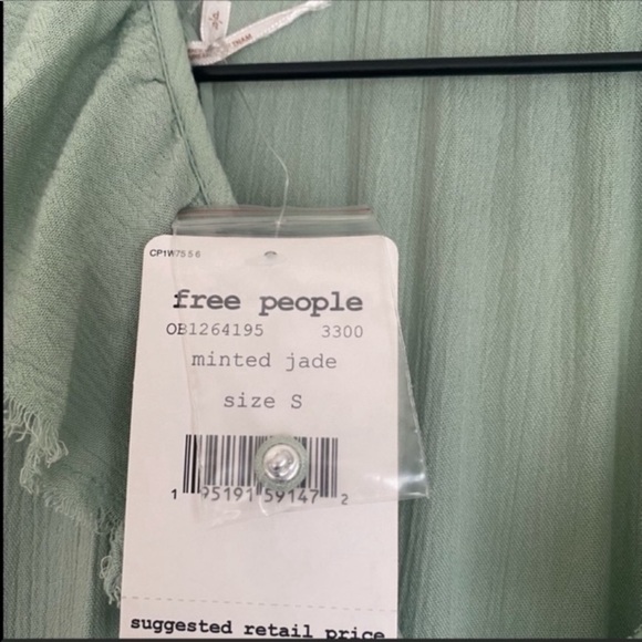 NWT Free People Sweet Darlin Maxi Dress in Mint Small - Picture 6 of 7